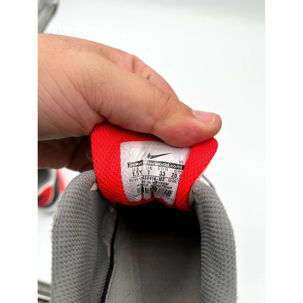 Nike Kids Sneakers Gray White Red